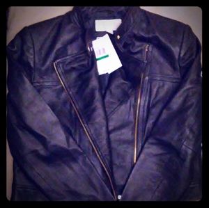 michael kors leather jacket